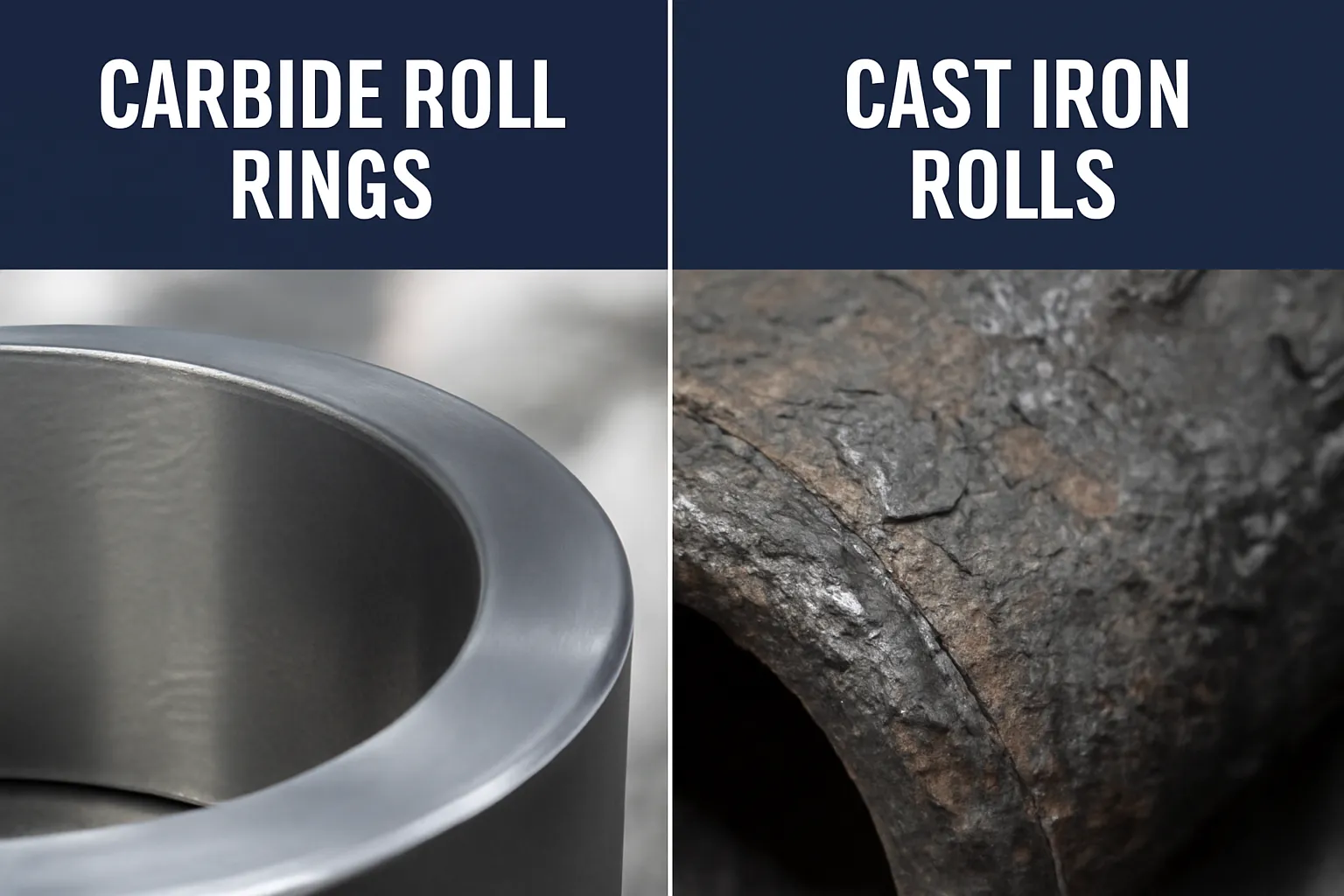 Carbide-Roll-Rings-VS-салттуу салттуу-темир-түрмөк